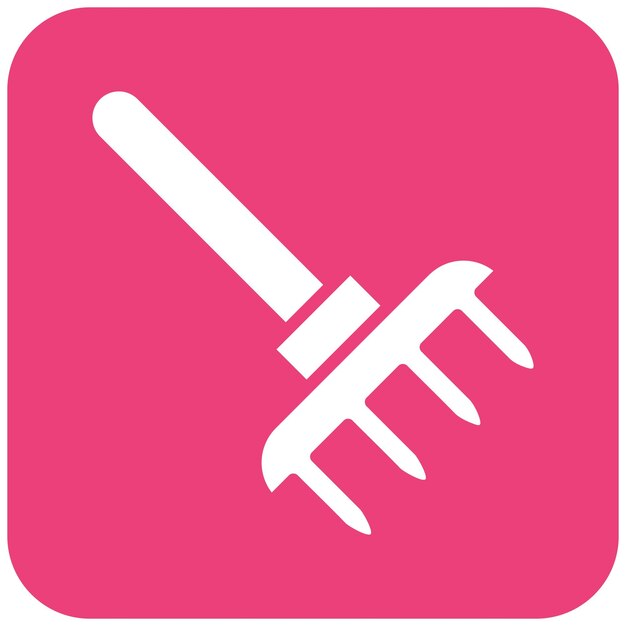 Ilustración del diseño del icono vectorial de Pitchfork