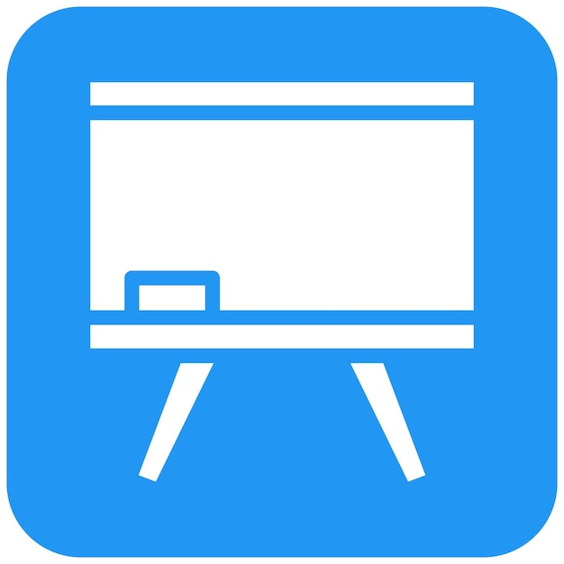 Ilustración del diseño del icono vectorial de la pizarra