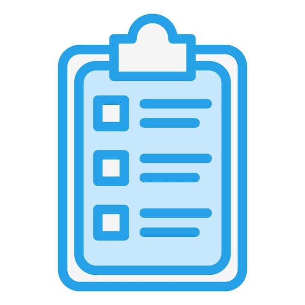 Ilustración del diseño del icono vectorial del portapapeles