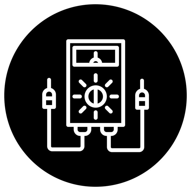 Ilustración del diseño del icono vectorial del probador