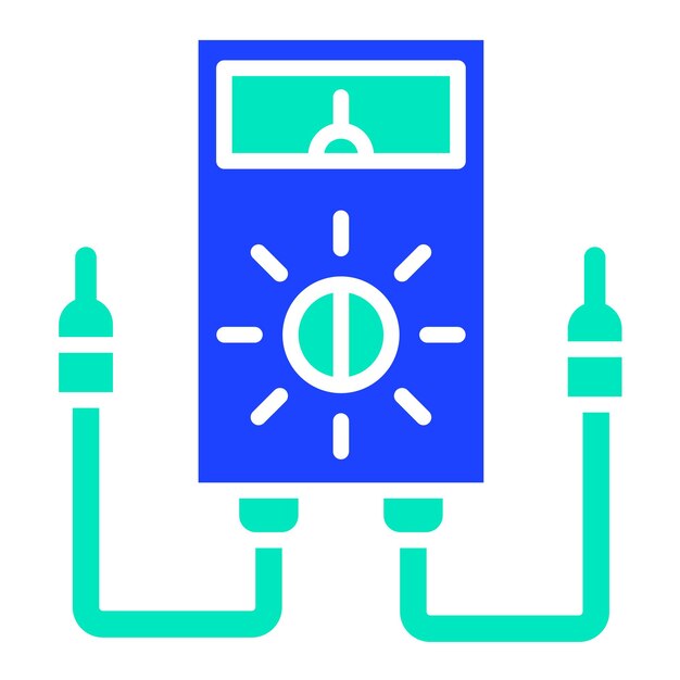 Ilustración del diseño del icono vectorial del probador