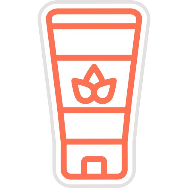 Ilustración del diseño del icono vectorial del producto orgánico