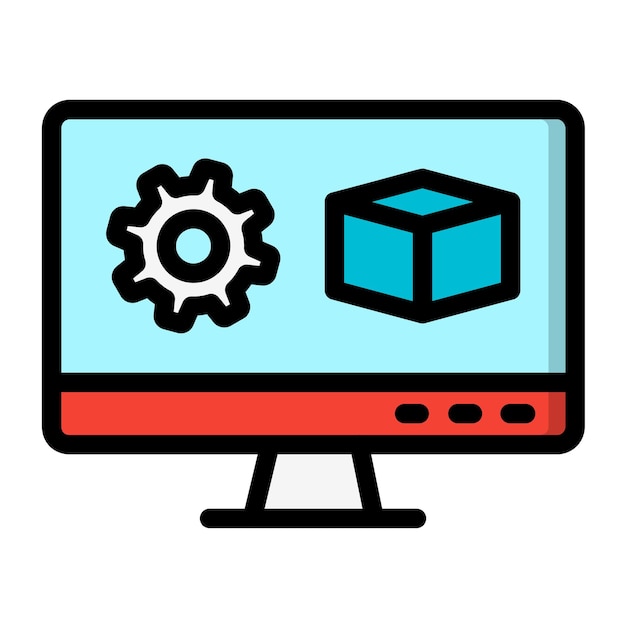 Ilustración del diseño del icono vectorial del producto