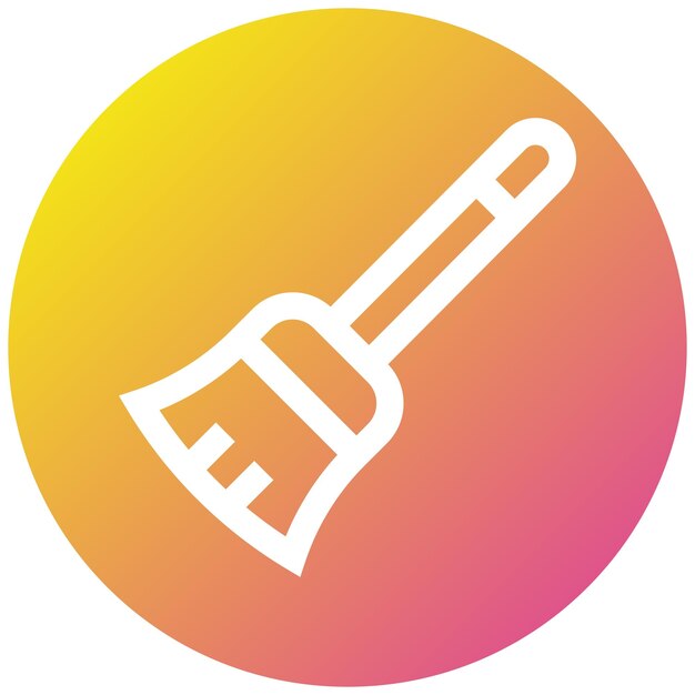 Ilustración del diseño del icono vectorial del pulverizador de plumas