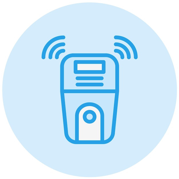 Ilustración del diseño del icono vectorial del purificador de aire