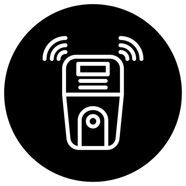 Ilustración del diseño del icono vectorial del purificador de aire