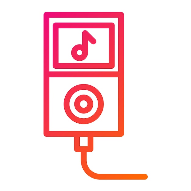 Ilustración del diseño del icono vectorial de Quaver