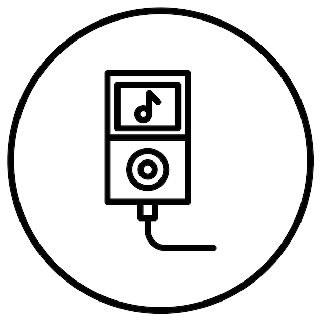 Ilustración del diseño del icono vectorial de Quaver