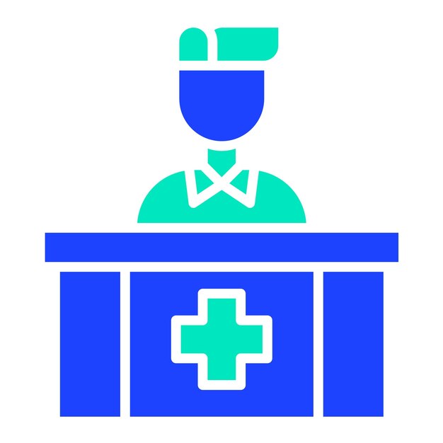 Ilustración del diseño del icono vectorial de recepción