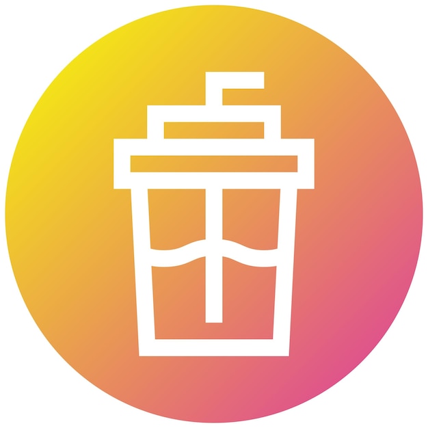 Ilustración del diseño del icono vectorial de refrescos