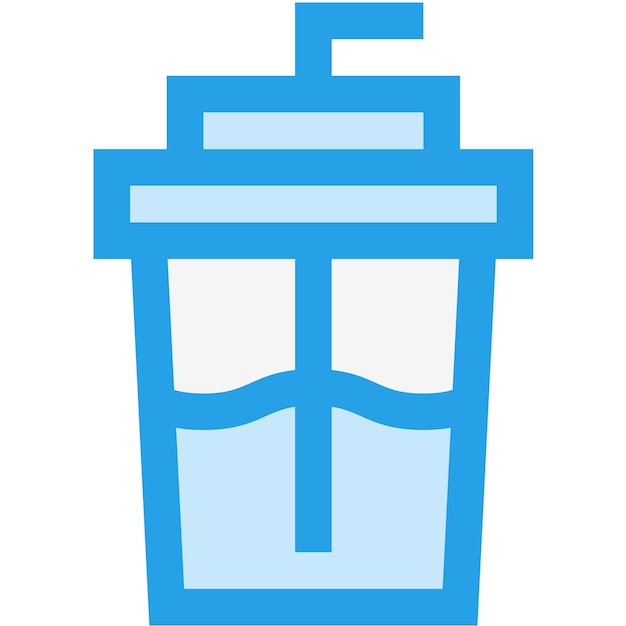Ilustración del diseño del icono vectorial de refrescos