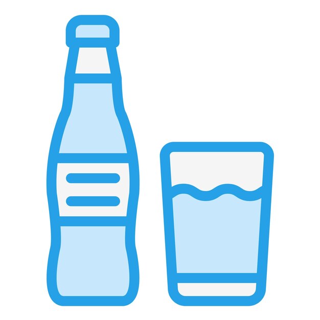 Ilustración del diseño del icono vectorial de refrescos