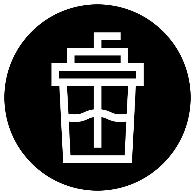 Ilustración del diseño del icono vectorial de refrescos