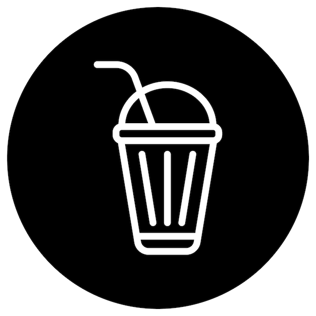 Ilustración del diseño del icono vectorial de refrescos