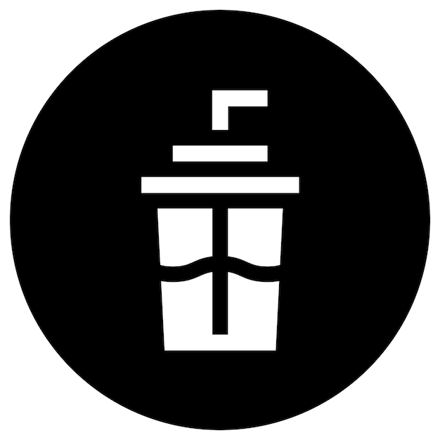 Ilustración del diseño del icono vectorial de refrescos