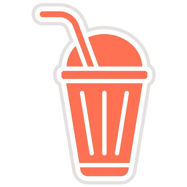 Ilustración del diseño del icono vectorial de refrescos