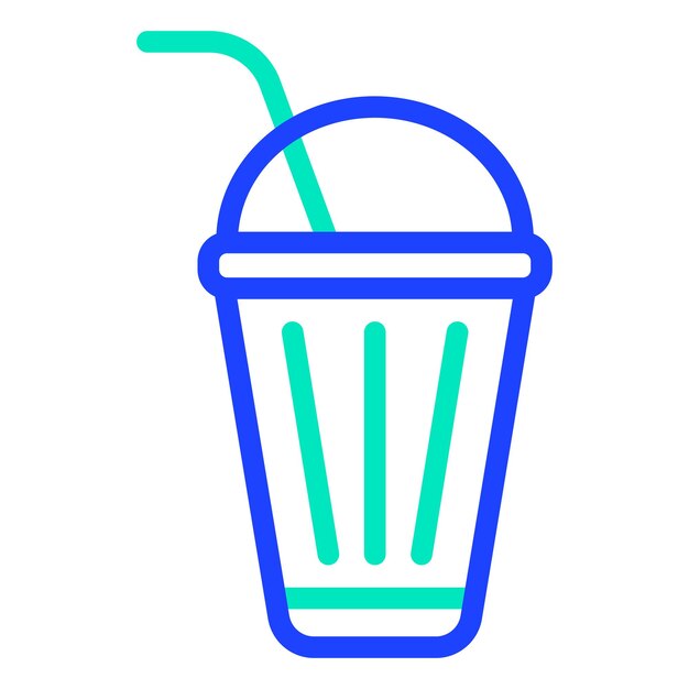 Ilustración del diseño del icono vectorial de refrescos