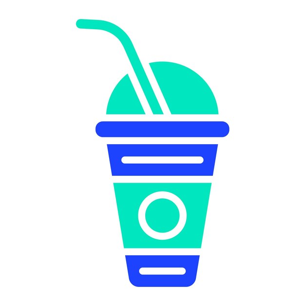 Ilustración del diseño del icono vectorial de refrescos