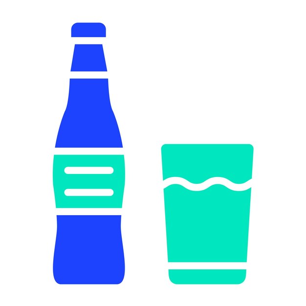 Ilustración del diseño del icono vectorial de refrescos
