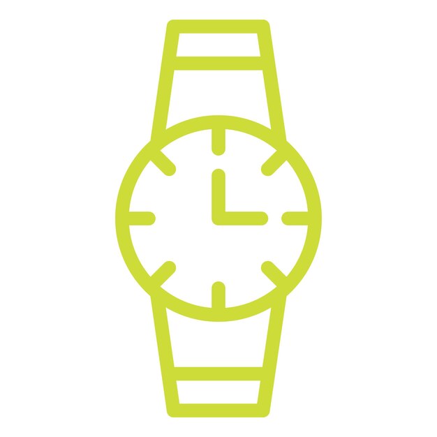 Ilustración del diseño del icono vectorial del reloj inteligente