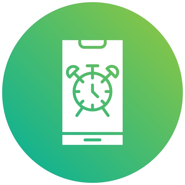 Ilustración del diseño del icono vectorial del reloj