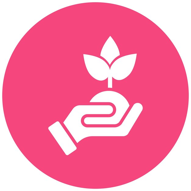 Ilustración del diseño del icono vectorial de replantación
