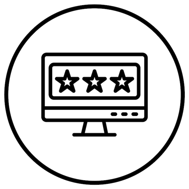 Ilustración del diseño del icono vectorial de retroalimentación