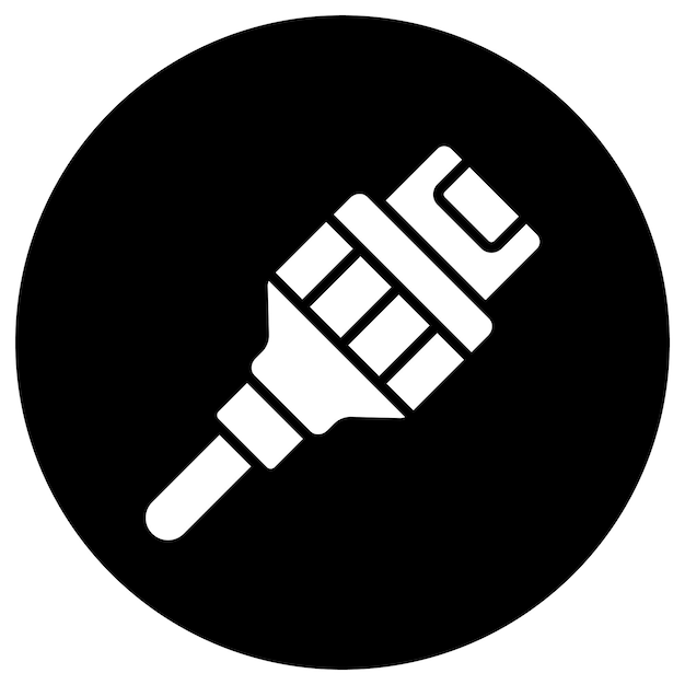 Ilustración del diseño del icono vectorial Rj45