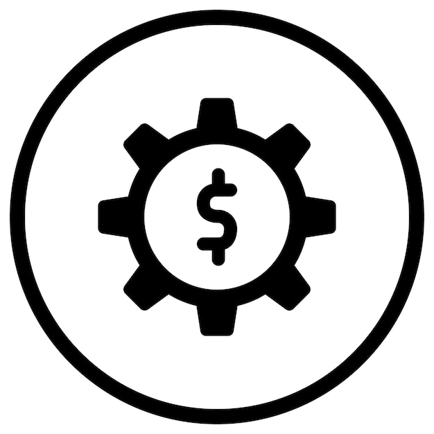 Ilustración del diseño del icono vectorial de la rueda del conejo