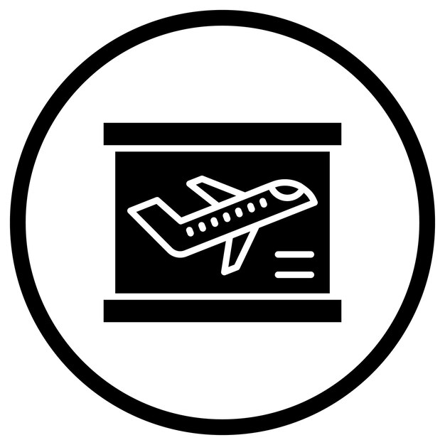 Ilustración del diseño del icono vectorial de las salidas