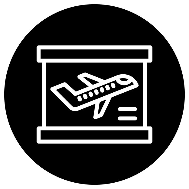 Ilustración del diseño del icono vectorial de las salidas