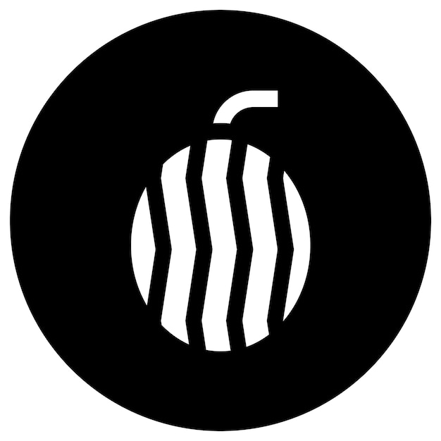 Ilustración del diseño del icono vectorial de la sandía