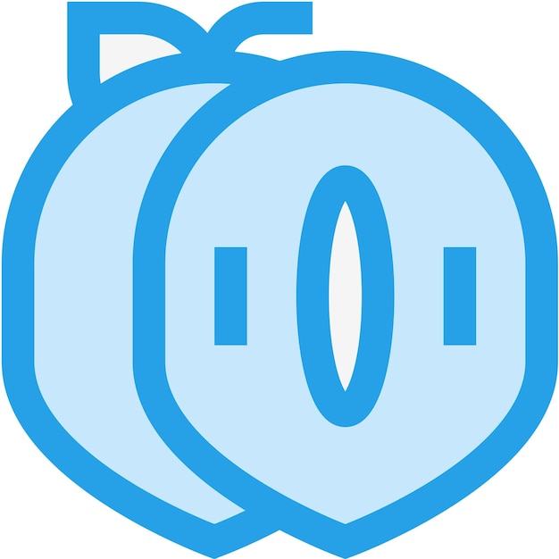 Ilustración del diseño del icono vectorial de Sapodilla