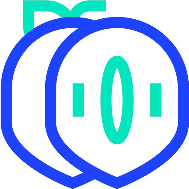 Ilustración del diseño del icono vectorial de Sapodilla