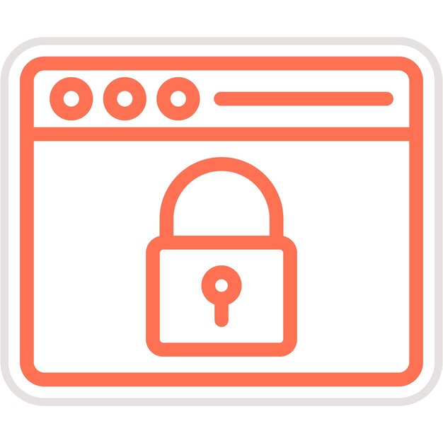 Ilustración del diseño del icono vectorial de seguridad de datos