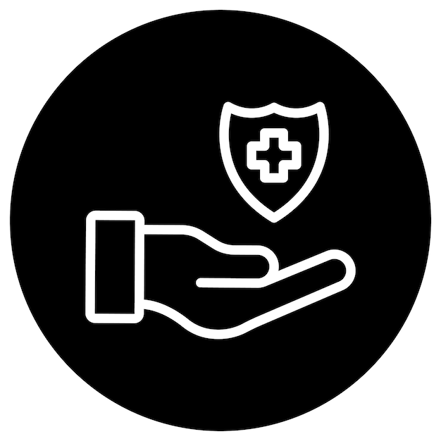 Ilustración del diseño del icono vectorial de seguros