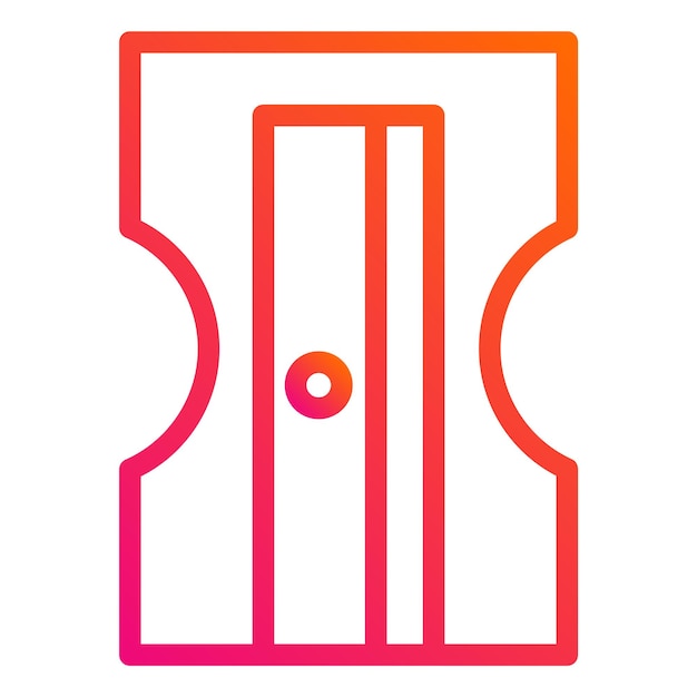 Ilustración del diseño del icono vectorial de Sharpner