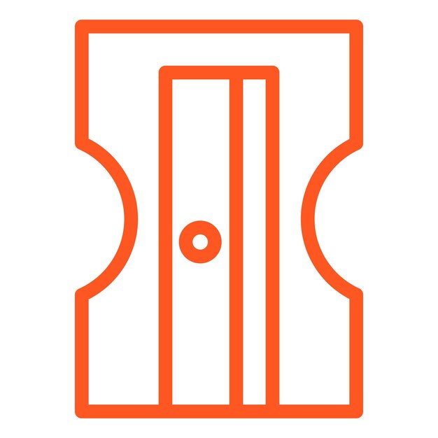 Ilustración del diseño del icono vectorial de Sharpner