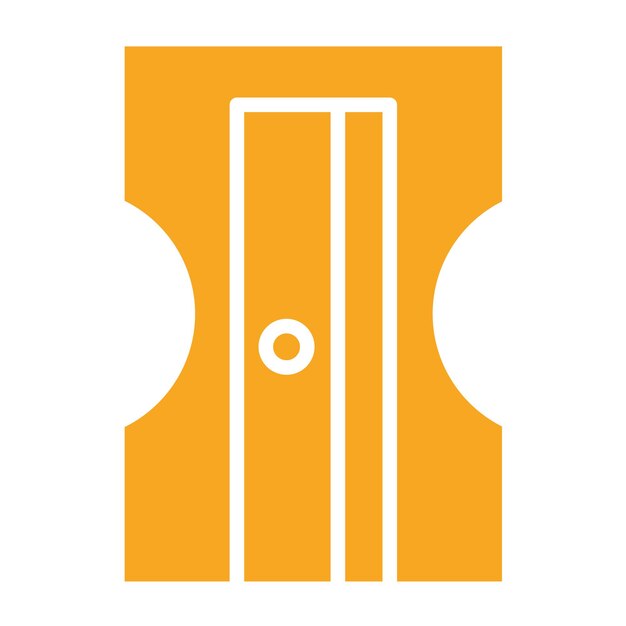 Ilustración del diseño del icono vectorial de Sharpner