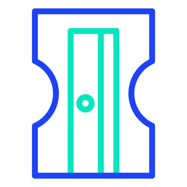 Ilustración del diseño del icono vectorial de Sharpner