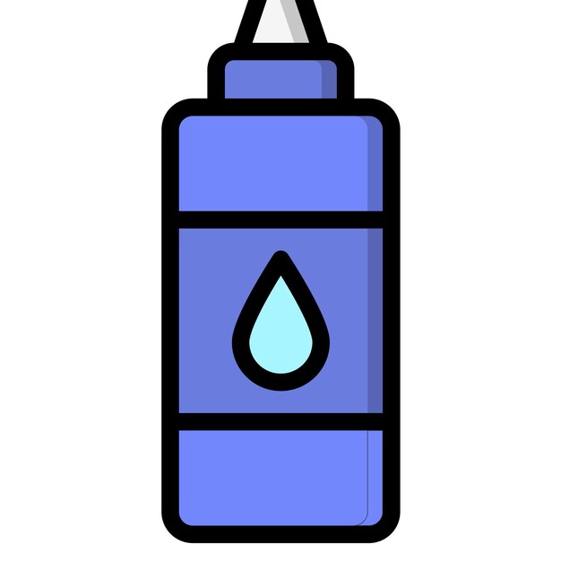 Ilustración del diseño del icono vectorial de silicona