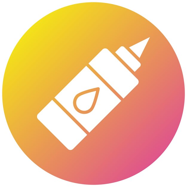Ilustración del diseño del icono vectorial de silicona