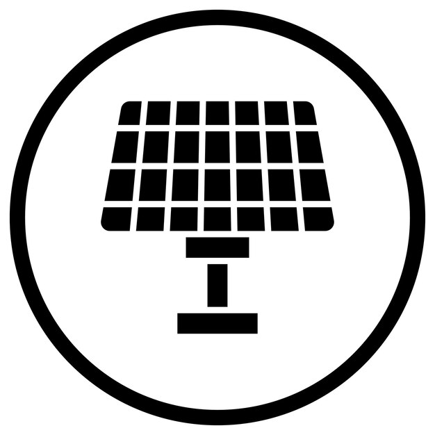 Ilustración del diseño del icono vectorial del sistema solar