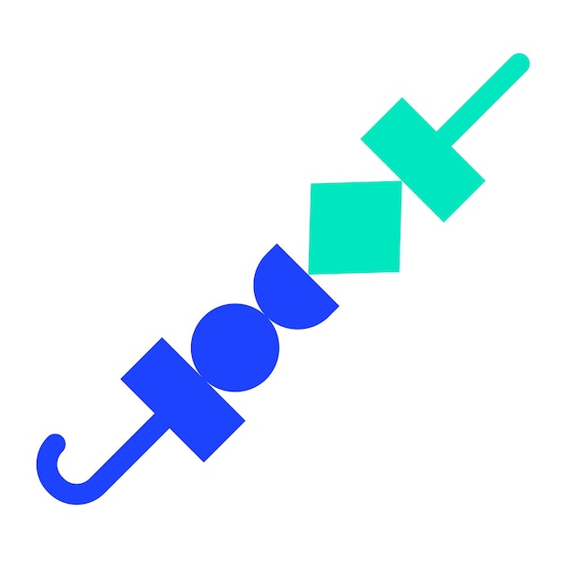Ilustración del diseño del icono vectorial de Skewers