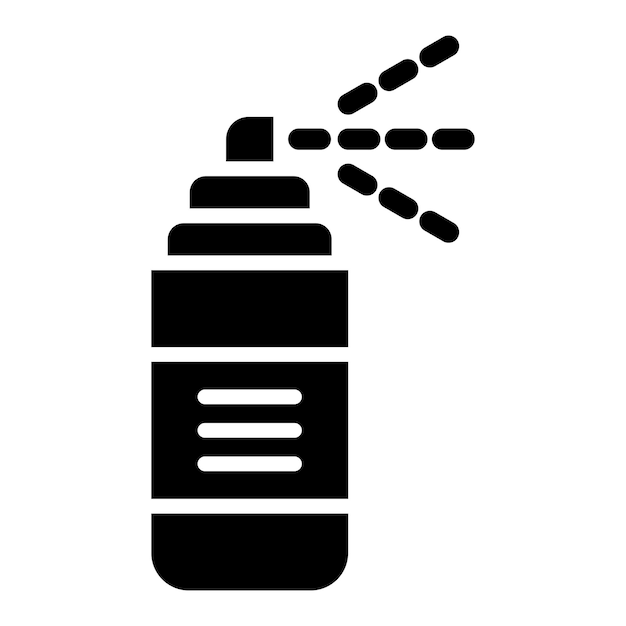 Ilustración del diseño del icono vectorial de spray de pintura
