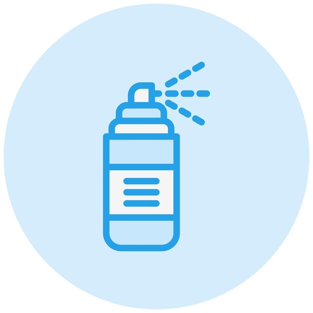 Ilustración del diseño del icono vectorial de spray de pintura