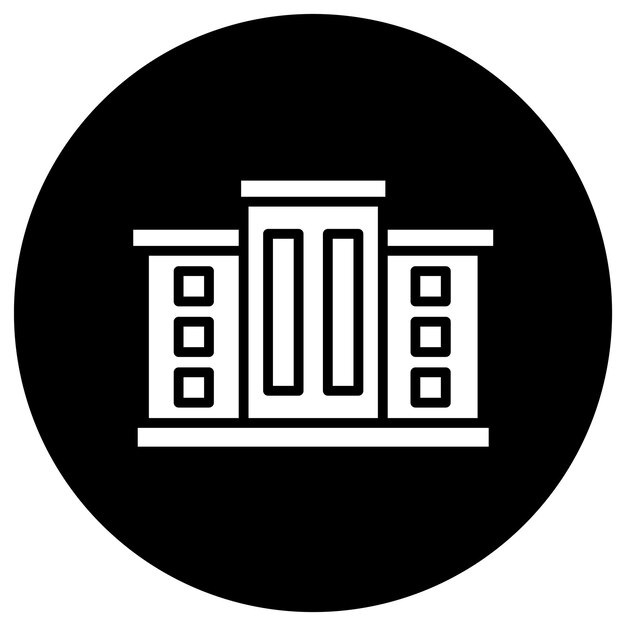 Ilustración del diseño del icono vectorial del supermercado