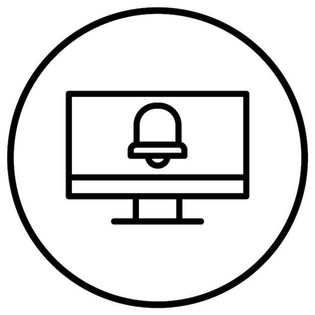 Ilustración del diseño del icono vectorial de suscripción