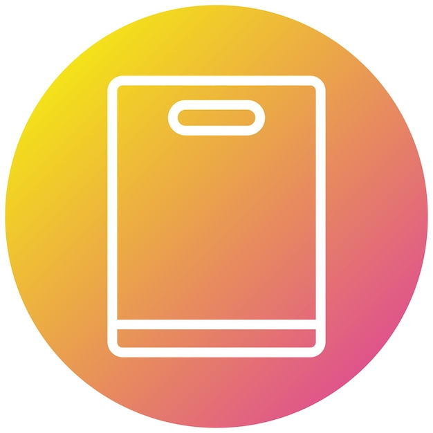 Ilustración del diseño del icono vectorial de la tabla de corte