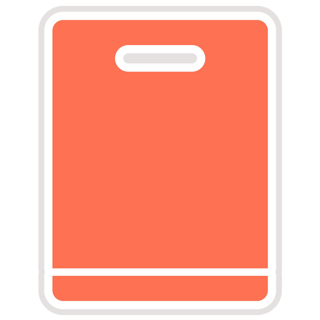 Ilustración del diseño del icono vectorial de la tabla de corte